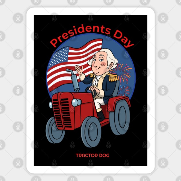 Presidents Day Magnet by tractordog